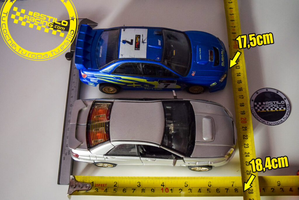 Comparativa de escalas en miniaturas ¿cuánto mide un coche a escala? -  Motor Estilo Racing