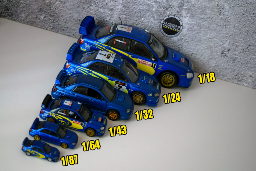 Comparativa de escalas en miniaturas ¿cuánto mide un coche a